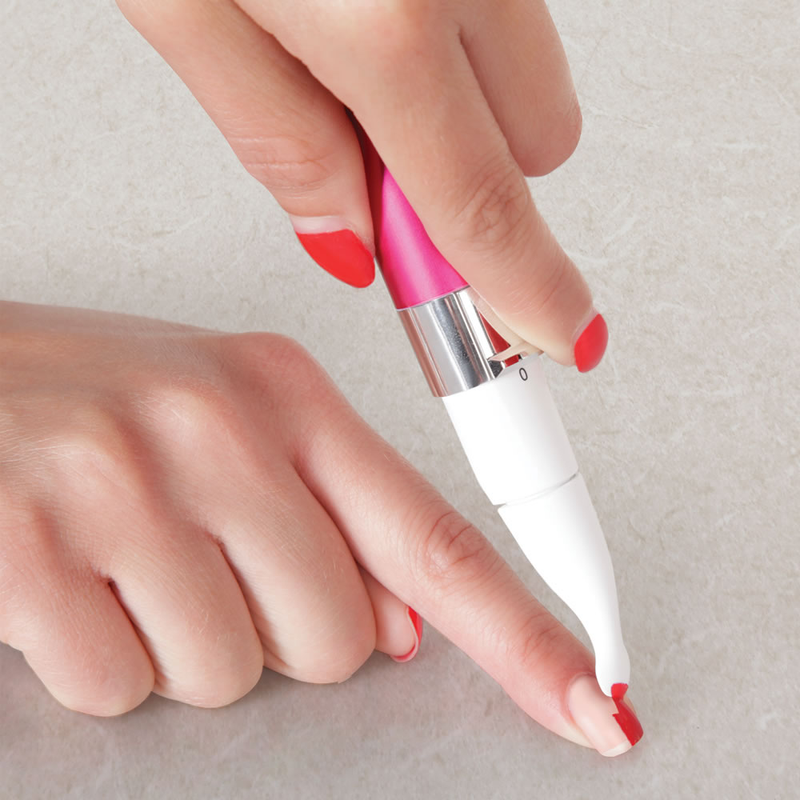 AHHHH! WHAT A NIGHTMARE! TURN IT OFF!!! Err, I mean here is an at-home, electronic gel polish remover that's on sale.